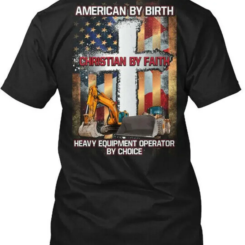 Heavy Equipment Operator Shirts - T-shirt Premium Proud Heavy Equipment Operator