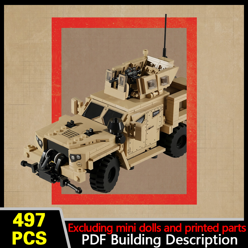 Heavy Equipment Lego - M1278 Porte-armes lourds Modèle MOC Briques
