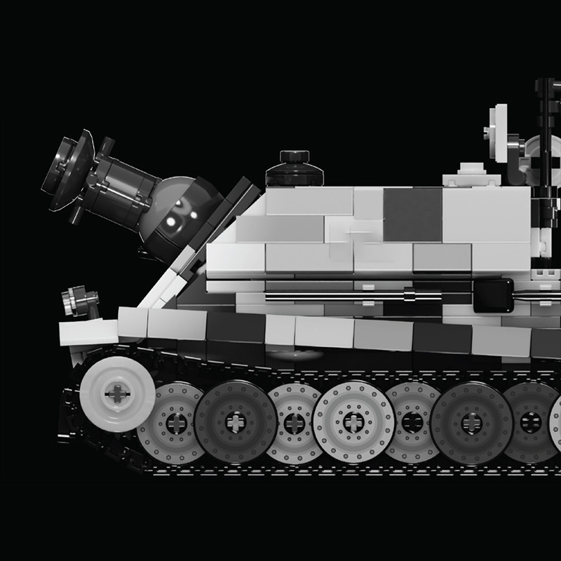 Heavy Equipment Lego - Pistolet d'assaut lourd QWERT - Modèle