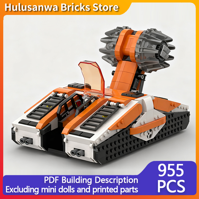 Heavy Equipment Lego - Modèle de véhicule minier dans l'espace