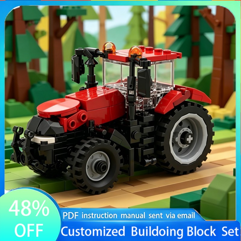 Heavy Equipment Lego - 214 Pièces Blocs de Construction Modulaires