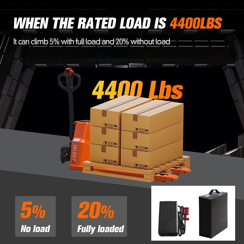 Electric Pallet Jack - Transpalette électrique, chariot à batterie au
