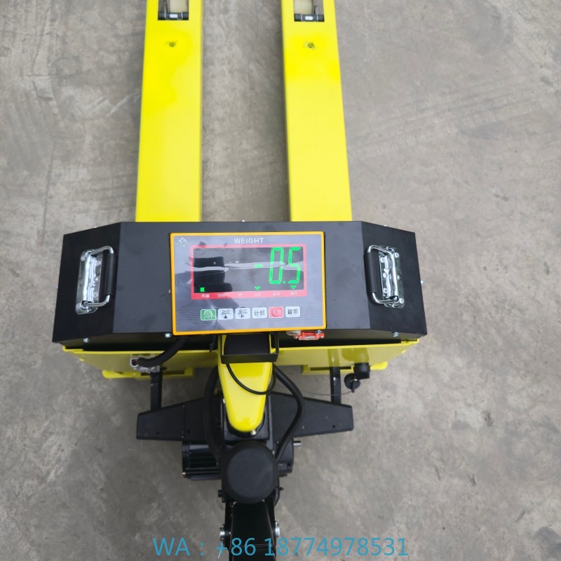 Electric Pallet Jack - Avec balance palette Jack chariot élévateur
