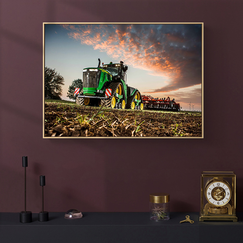 Toile de peinture sur toile po - Heavy Equipment Background avis et prix