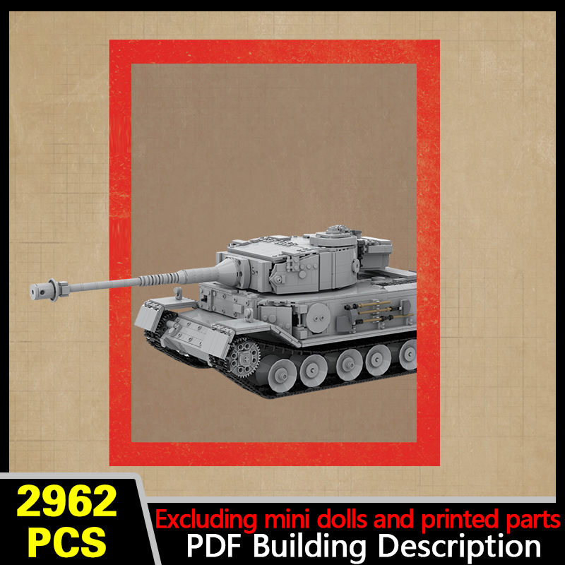 Modèle de char lourd Tiger Aus - Heavy Equipment Lego avis et prix