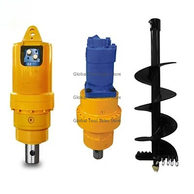 Moteur de fixation d'excavatri - Auger Drill Attachment avis et prix