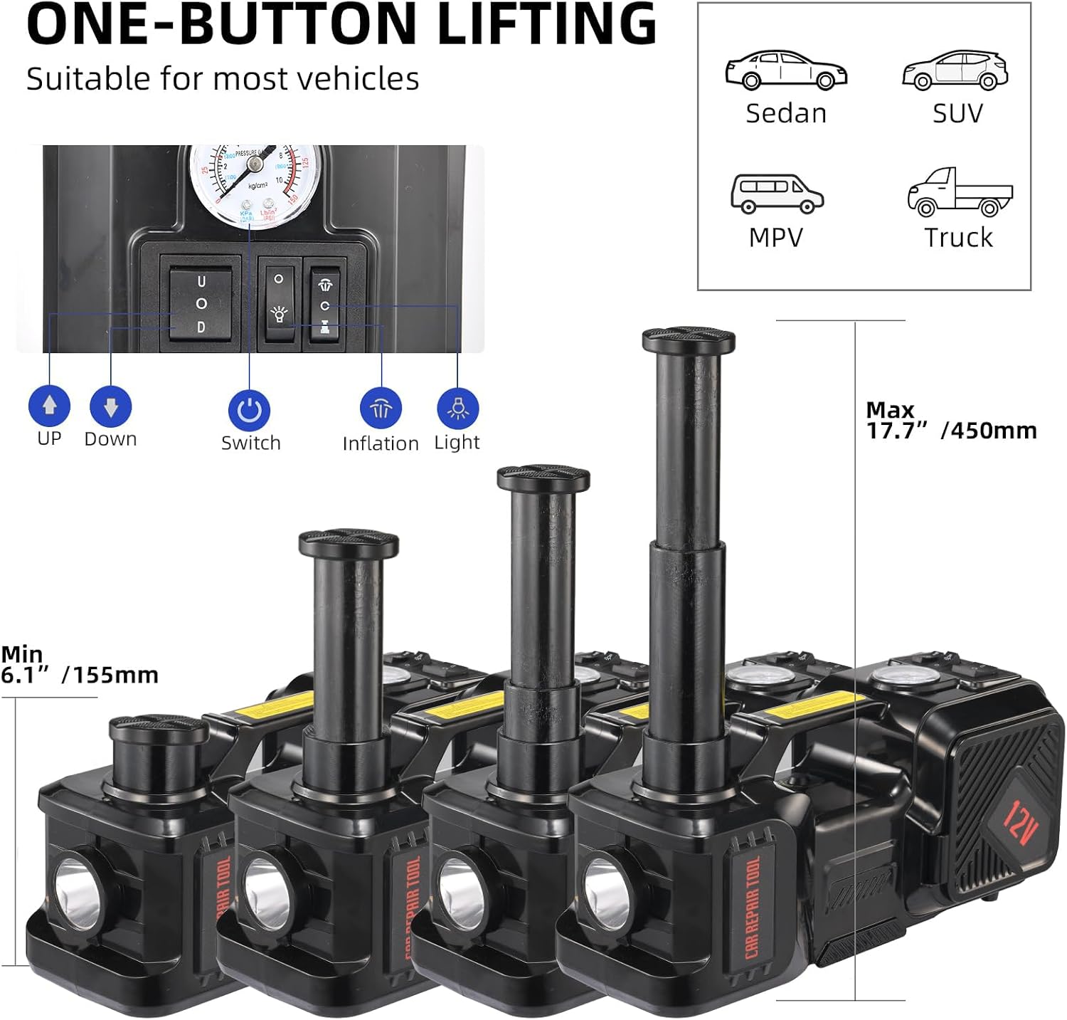 Kit de cric électrique pour vo - Hydraulic Floor Jack avis et prix