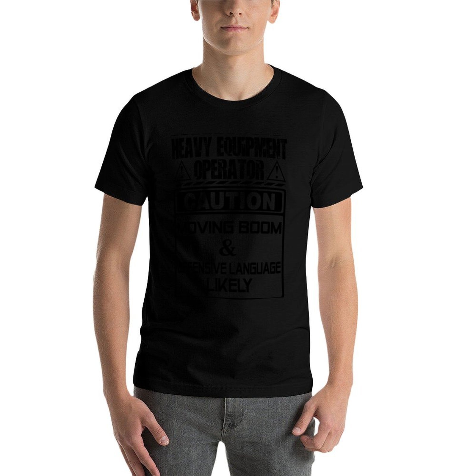 T-shirt d'entraînement à manch - Heavy Equipment Background avis et prix