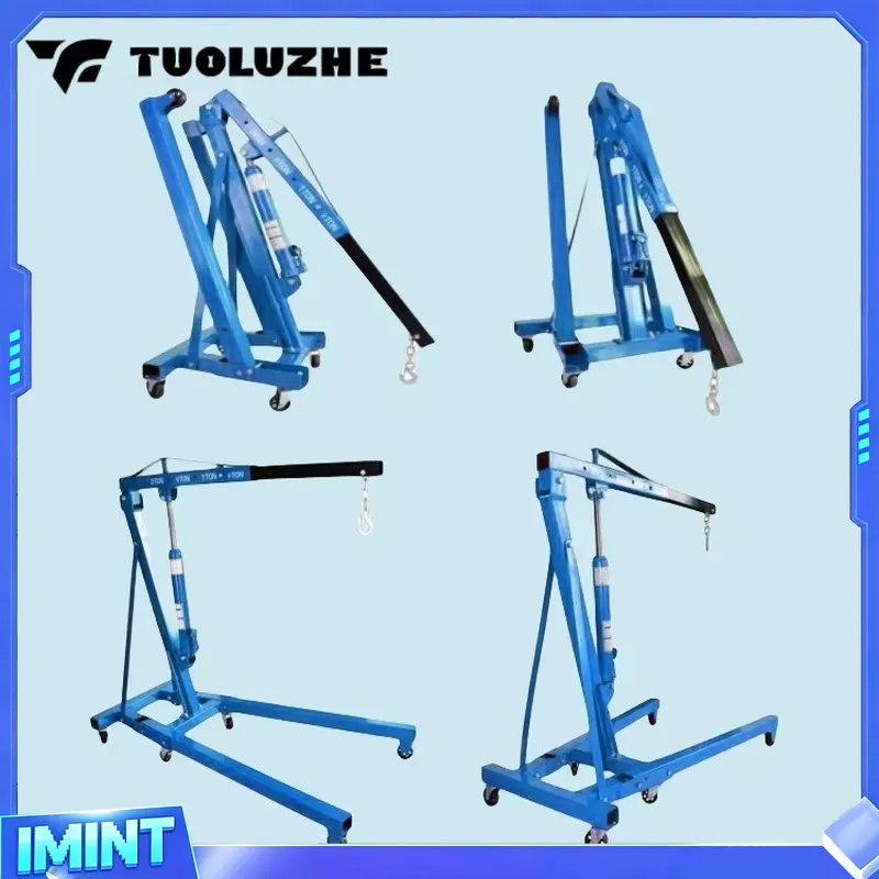 Grue hydraulique pliable bleue - Hydraulic Floor Jack avis et prix